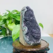 1030g Natural Amethyst Geode Mineral Specimen Crystal Quartz Energy Decoration