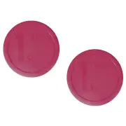 Pyrex 323-PC 1.5qt/1.4L Sangria Red Mixing Bowl Lid (2-Pack)