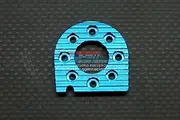 Tamiya TT-01 Upgrade Parts Aluminium Motor Mount Plate with Heat Sink - 1Pc Blue
