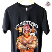 WWE Wrestling Superstars REY MYSTERIO Heavy Cotton Quality T-Shirt S-3XL