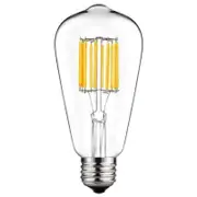 10W St64 Bulb Warm White 100W Equivalent Led With 360 Beam Angle Light Bulbs