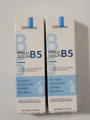 Two Of DDideas B5 Anti-Aging Serum Repairing And Replumping . Free Shipping .