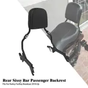 Sissy Bar Rear Passenger Backrest For Harley FXBR FLFB Fat Boy Breakout 18-2024