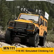 MN111 RC Car 1/18 4WD Remote Control Car Kids Toy 180 Motor Aluminum Body-shell