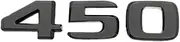 NPZPTFVFNR Glossy Black Letters B20 B30 D30 450 650 ABS Emblem Fit for Mercedes Fit for Benz Brabus C W203 W204 W205 Coupe Car Trunk Badge Logo Sticke(450)