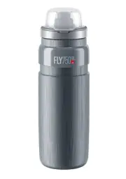 Elite Fly 750ml Lightweight Grey MTB Bottle BPA Free Durable Hydration Tool