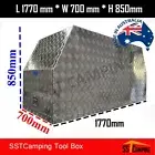 Aluminium Canopy Toolbox 1770 700 850 Gullwing Side open Truck Trailer Stock