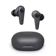 AUKEY-Hybrid Active Noise Cancelation Wireless Earbuds Black