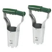 Stainless Steel Seedling Transplanter Digging Pits Sowing Seedling Tools8935
