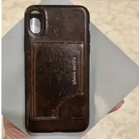 在飛比找蝦皮購物優惠-Pierre Cardin 真皮手機殼/iPhone X手機