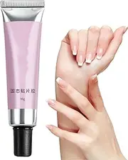 Solid Gel Nail Glue - Multifunctional Builder Nail Gel | Strong Press on Nail Adhesive| Gel Nail Glue | Easy Application Solid Gel Nail Tips Glue| Long Lasting Clear Uv Nail Glue for Salon Home
