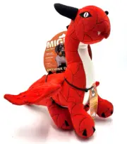 Tuffy Mighty Dragon Floating Squeaky Plush Tug & Shake Dog Toy 16"