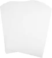 GETAJGHSD 30 Sheets Printer Paper Rubber Cutting Board Label Stickers Printable Silicone Rubber Printable Vinyl Food Grade Silicone Mat Polystyrene Foam Board PVC Mat White Pp