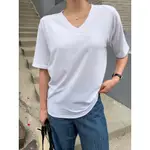 CHARME✨韓國連線🇰🇷 正韓百搭V領短踢 短袖 上衣 T-SHIRT