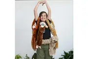 Plush Hanging Squirrel Monkey