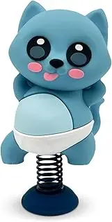 Dancing Cat Dashboard Dancer – Hilarious Bobblehead Cat in Tighty Whities with Tongue Out – Funny Car Dashboard Toy – Soft Plastic with Adhesive Pad for Cat Lovers