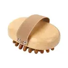 Uniform Texture Massage Brush Dry Skin Body Wooden Hair Comb for Types Scalp