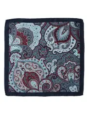 [Dom Bagnato] Esploso Paisley Silk Pochette in Wine