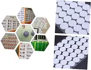 900pcs Round Back Sticky Tapes Self Adhesive Hook and Loop Dot Tapes for Crafts Home Office Strong Adhesive Double Sided Design White