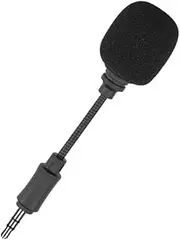 HEATSHAKING Mini Microphone for Professional Mic with Windscreen for Vlogging Live Broadcast and Easy to Use for Family and Friends