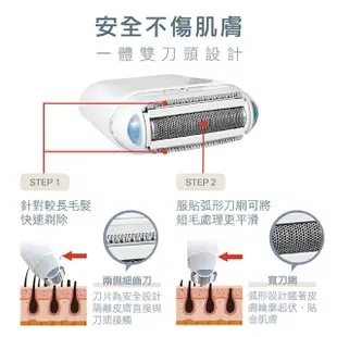 【Ms.elec 米嬉樂】光滑美肌除毛儀 HR-007(無痛除毛/電動除毛機/輕巧/全機防水)