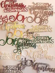 Die Cuts Merry Christmas JOY 16 Pieces