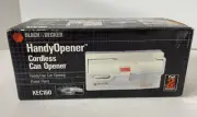 Black & Decker Handy Opener Cordless Can Opener white KEC160 Spacemaker Sealed