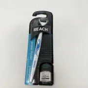 NEW Reach Access Flosser Blue & 4 Replacement Heads NOS VTG
