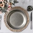 Round Dish Multi Function Practical Decor Reusable Generic Salad Plate Kitchen