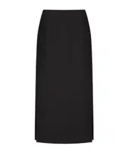 Valentino Grisaille Striaght Hem Midi Skirt IT40,IT44,IT42 black