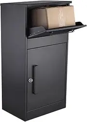 Outdoor Multifunctional Package Drop Box, Floor-standing Package Drop Box, Double Rainproof Design, Durable, Easy To Install, Suitable For Home