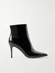 [Gianvito Rossi] Gianvito Rossi - Vernice 85 Patent-leather Ankle Boots - Black - IT38.5 IT 38.5 Black