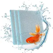 TORMEN 12"X10" Fish Tank Sponge Pad, 8-Layer Aquarium Filter Media, Cut-to-Fit Foam Filter for Aquarium, Pond, and Hydroponics, Highly Effective Filtration for Freshwater and Saltwater Tanks(3pcs)