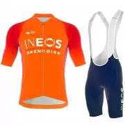 mens Ineos Cycling Jerseys bib shorts Cycling Short Sleeve Jersey Cycling Tops