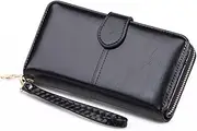 [ANDRESLAD] Ladies Handbags Women Wallet Large Capacity Coin Purse Lanyard Zipper Buckle for Everyday Use