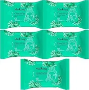 MasKing Cleansing- Makeup remover Wet wipes for Face | Infused with Aloe vera and Vita-E | Multi combo pack of 5 | 10 pulls in each pack
