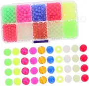 TOYANDONA 1000Pcs Luminous Fishing Beads Night Light Beads for Easy Detection Freshwater and Saltwater Fishing Convenient Box Packaging for Stream Lake and River Use