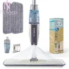 Spray Mop Microfiber Flat Mop Cleaner Household Floor Kitchen Bath Broom Sweeper