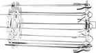 BBQ Barbecue Rotisserie Skewers, Stainless Steel BBQ Grill Rotating Skewer BB...