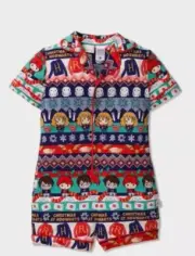Size 5 Peter Alexander Kids Hogwarts Christmas Harry Potter PJ Jumpsuit New