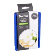 Tovolo Silicone King Cube Ice Tray Cubes Mould Home/Kitchen Barware Blue