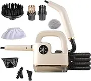 Handheld Steam Cleaner, Home Portable Steam Cleaning Machine with 3 Brushes and Speed Adjustable Handle, 300Ml Water Tank, for Car, Kitchen, Furniture, Grout