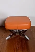 Moon Sphere | Office Footstool -Leather -Orange