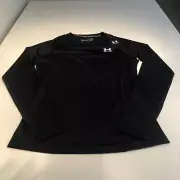 Under Armour Women's Authentics Compression Long Sleeve Shirt Black M