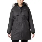Columbia Women’s Plus Apres Arson II Long Down Jacket, Black, Size 1X