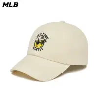 在飛比找momo購物網優惠-【MLB】N-COVER可調式軟頂棒球帽 Smile系列 紐