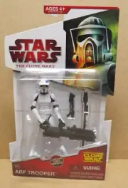 STAR WARS CLONE WARS ARF TROOPER ACTION FIGURE SEALED #CW10