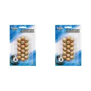 2x Formula Sports Wood Kelly Pool Marbles Snooker/Billiard Pool Game Accessory