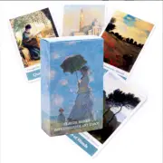 claude monet impressionism art tarot 78 Cards Deck Divination Fate Occult Oracle
