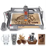 VEVOR Laser Engraver, 10W Output Laser Engraving Machine, 15.7" x 15.7" Large Working Area, 10000mm/min Movement Speed, Compressed Spot with Eye Prote